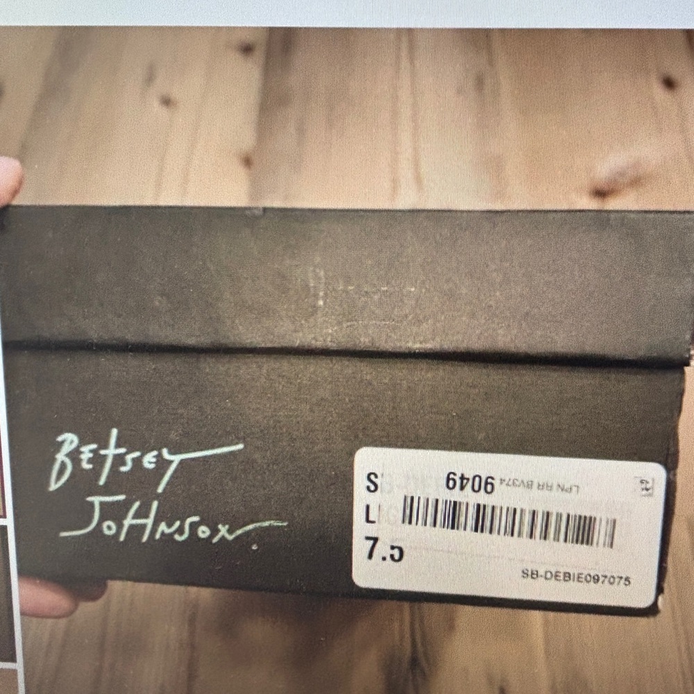 Betsy Johnson NWT - Size 7.5 Elegant Debie Bejeweled Strap Wedge - Picture 3 of 14